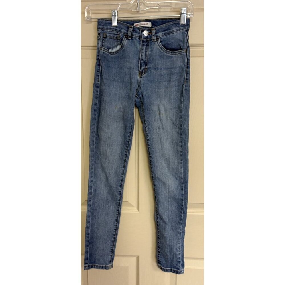 Levi's 720 Jeans Youth Girls Size 12 (25x26) High Rise Super Skinny Stretch